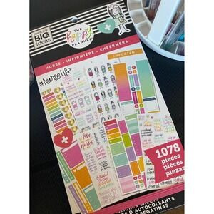 The Happy Planner Sticker Book‎ Nurse